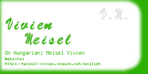 vivien meisel business card